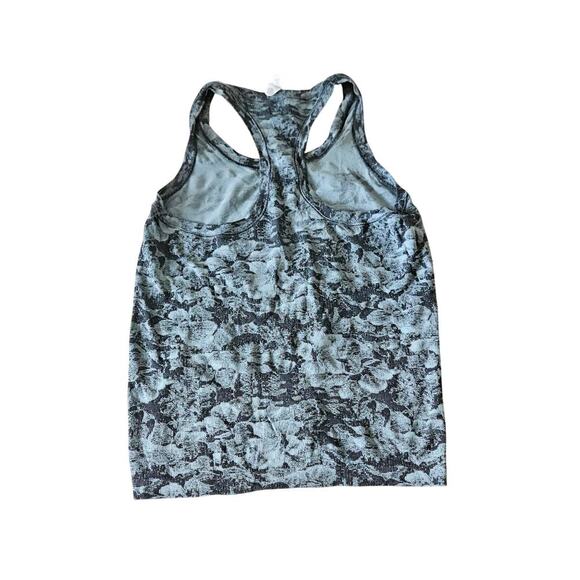 Athleta Womens Momentum Floral Tank Top Racerback Stretch Size Large Athletic - Picture 4 of 6